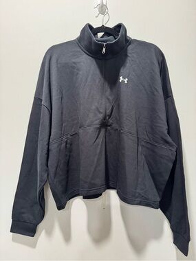 Under Armour Women's Black Half-Zip Pullover | Very Good Condition